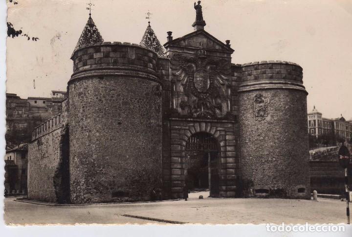 Postales: PUERTA DE LA VISAGRA (TOLEDO)  HELIOTIPIA N&ordm; 8 - Foto 1