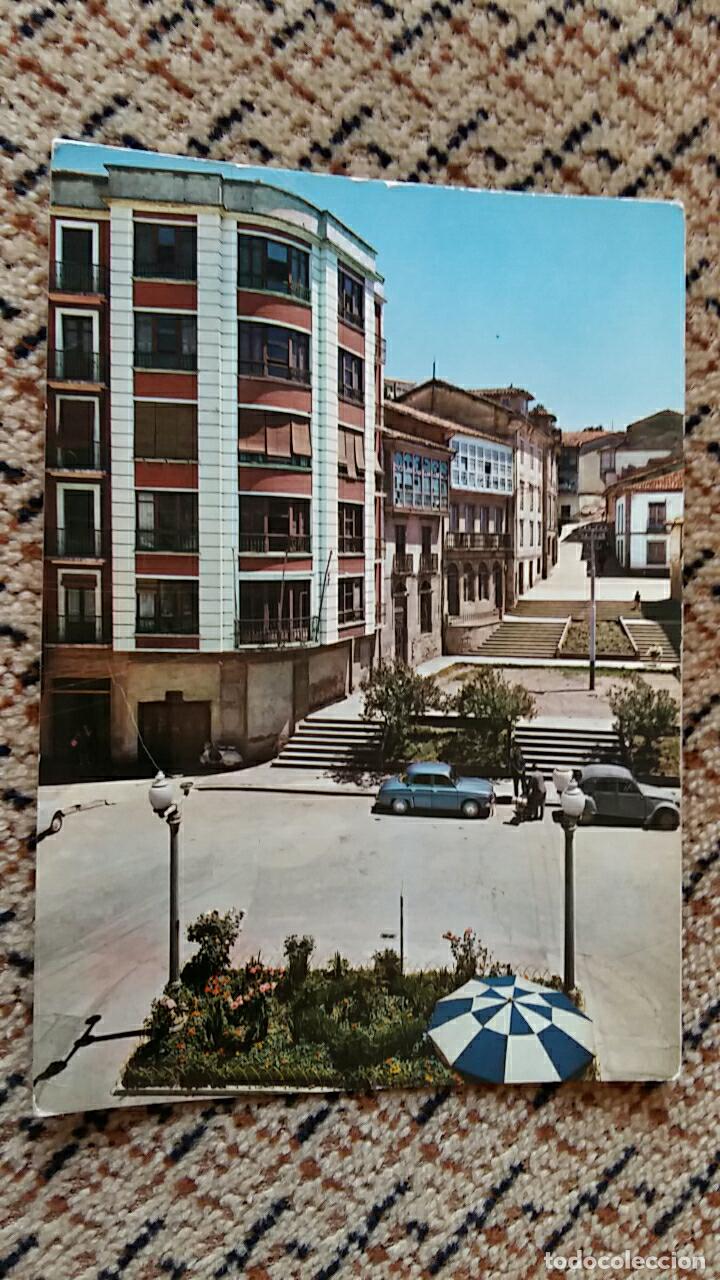 Postais: TARJETA POSTAL, POSTAL. MONFORTE DE LENOS, PLAZA DE ESPA&Ntilde;A