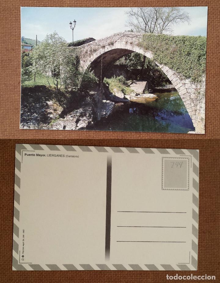 Postales: LIERGANES - CANTABRIA - PUENTE MAYOR - POSTCARD - Foto 1