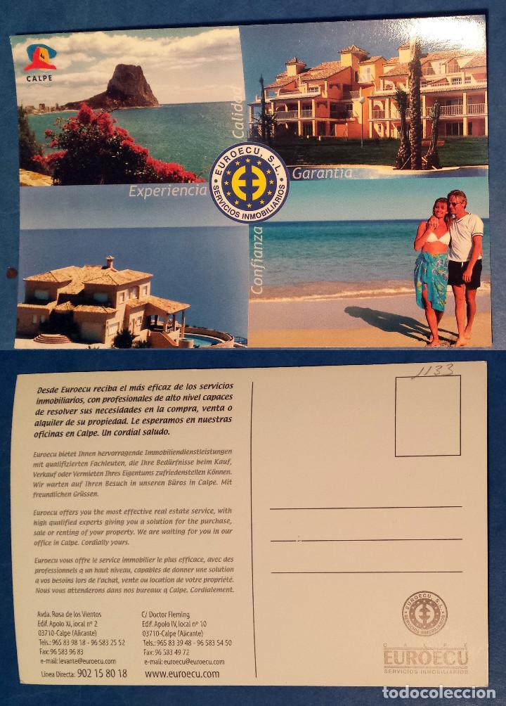 Postales: EUROECU - CALPE - SPAIN - Postcard - Foto 1