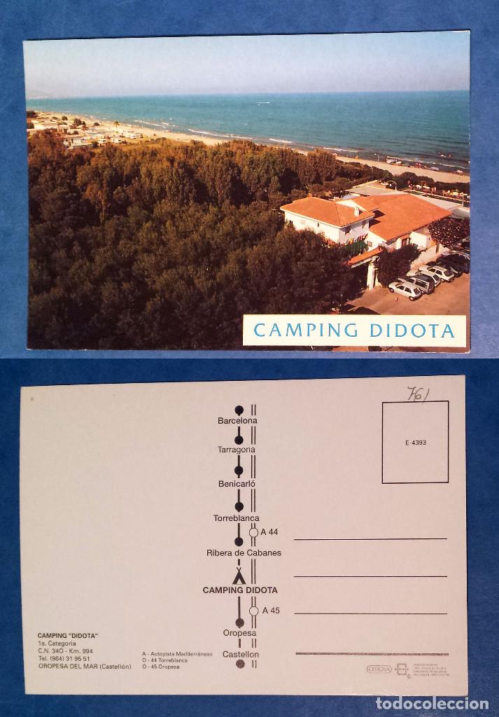 Postais: CAMPING DIDOTA - OROPESA DEL MAR - CASTELL&Oacute;N - SPAIN - Postcard