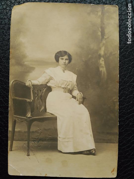 Postales: Tarjeta postal se&ntilde;ora - Foto 1