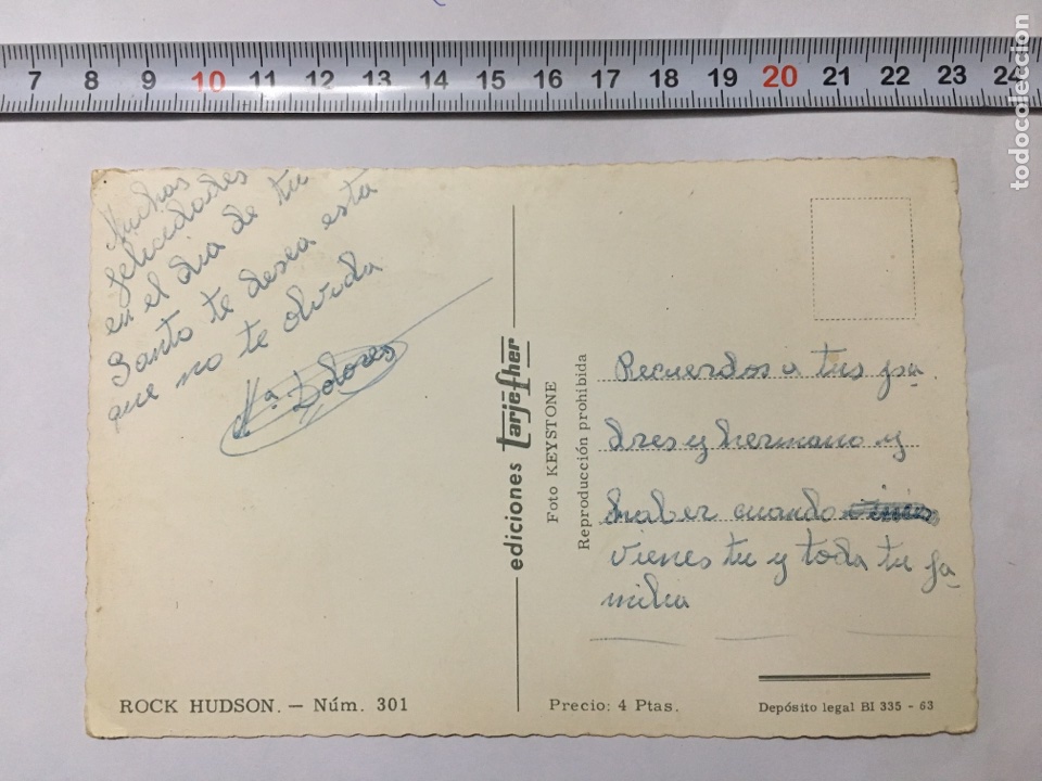 Postales: ROCK HUDSON. Ed. Tarje Fher - Foto 2