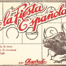 Postales: 10 POSTALES: DE LA FIESTA ESPAÑOLA - CORRIDA DE TOROS - POR CHAPRESTO / GARCIA GARRABELLA Y CIA