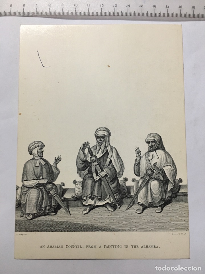 Postais: Postal. AN ARABIAN COUNCIL, FROM A PAINTING IN THE ALHAMBRA. ED. TURPIANA. A&Ntilde;O 1986