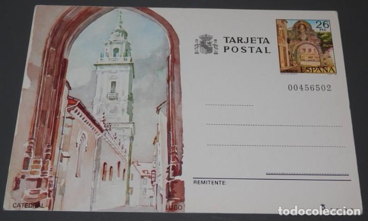 Postais: TARJETA POSTAL ILUSTRADA DE CATEDRAL DE LUGO
