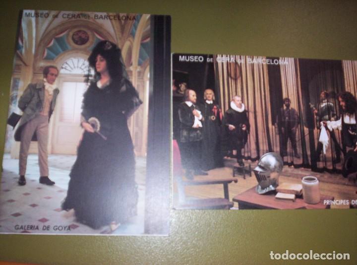 Postales: MUSEO DE CERA DE BARCELONA - LOTE DE DOS POSTALES - Foto 1