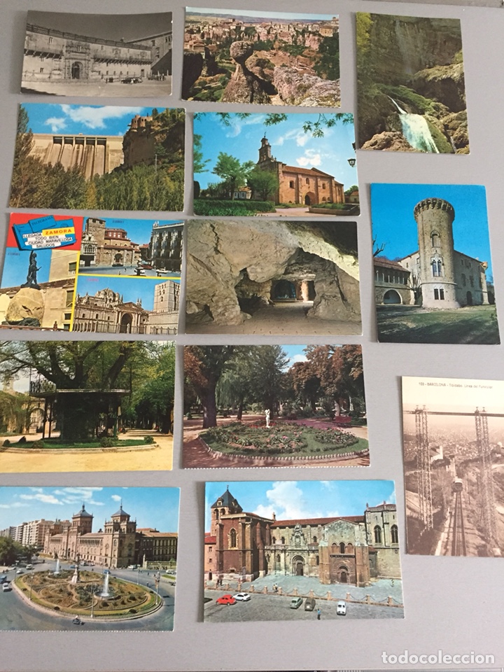 Cartes Postales: Lote de 37 postales de diferentes regiones, la mayor&iacute;a circuladas. VER FOTOS