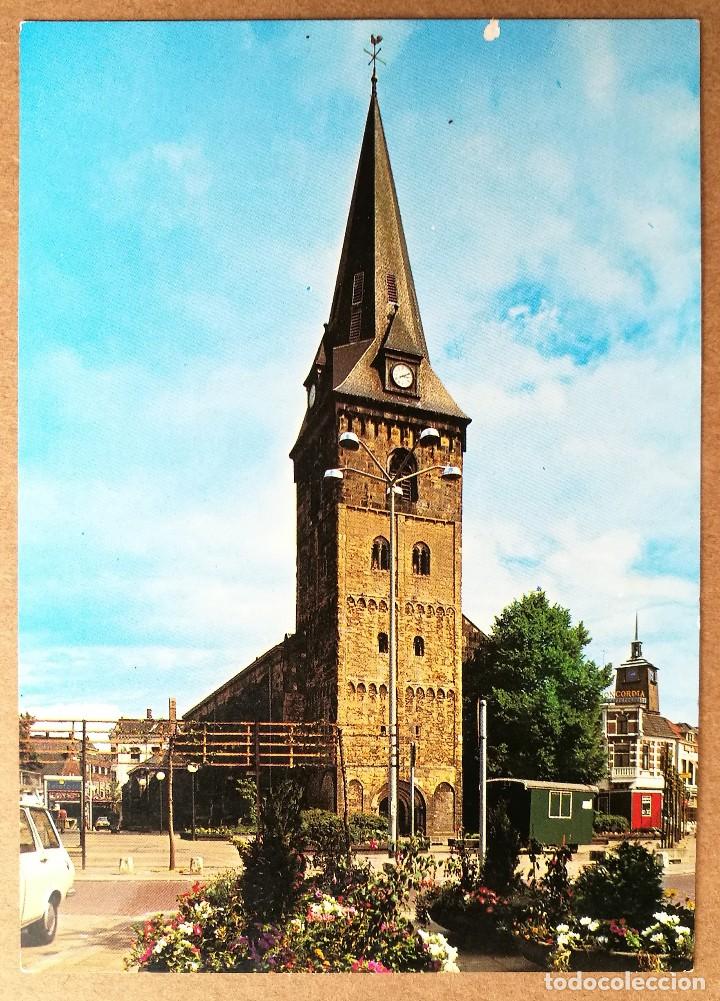 Postkarten: TARJETA POSTAL POSTALES PUBLICIDAD ENSCHEDE HOLLAND GROTE KERK (N.H.)-MARKT