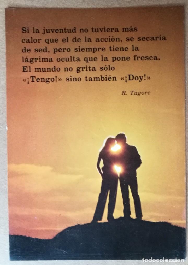 Postkarten: TARJETA POSTAL POSTALES PUBLICIDAD JOVEN P6 1979 R. TAGORE
