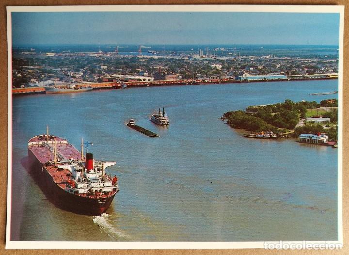 Postkarten: TARJETA POSTAL POSTALES PUBLICIDAD MISSISSIPPI RIVER PORT OF NEW ORLEANS LOUISIANA