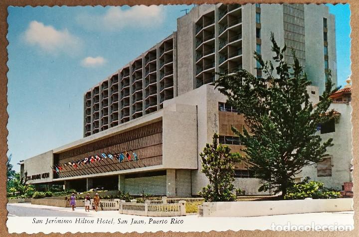 Postales: TARJETA POSTAL POSTALES PUBLICIDAD SAN JERONIMO HILTON HOTEL SAN JUAN PUERTO RICO