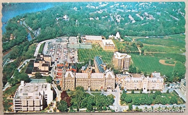Postales: TARJETA POSTAL POSTALES PUBLICIDAD GEORGETOWN UNIVERSITY WASHINGTON D C 20007 VISTA AEREA CAMPUS