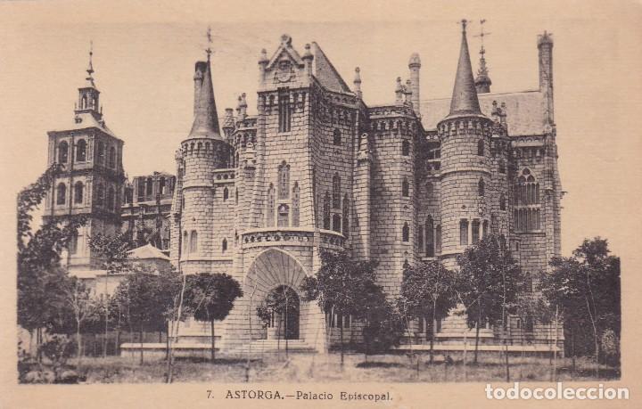 Postales: POSTAL ASTORGA - PALACIO EPISCOPAL / SIN CIRCULAR - Foto 1