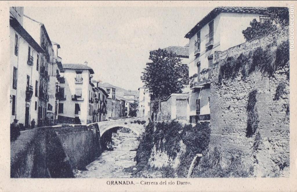 Postales: POSTAL - GRANADA - CARRERA DEL RIO DARRO / SIN CIRCULAR - Foto 1
