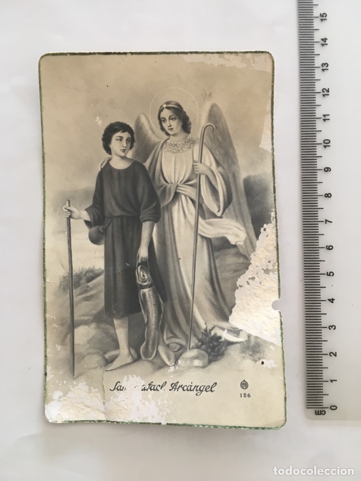 Postales: ESTAMPA POSTAL. SAN RAFAEL ARC&Aacute;NGEL. MB 126. H.