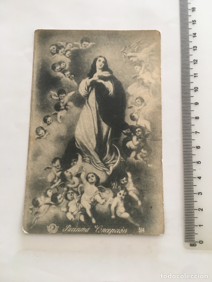 Postales: ESTAMPA POSTAL. PUR&Iacute;SIMA CONCEPCI&Oacute;N. H. 1945?