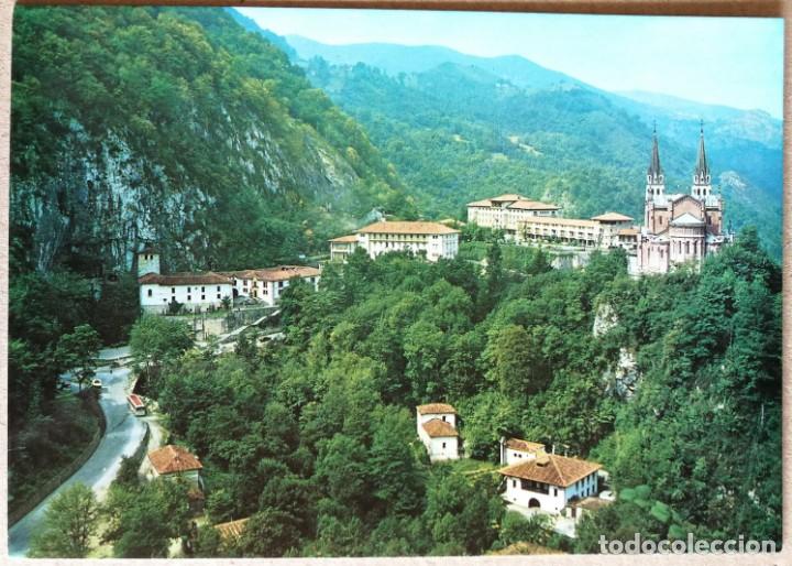Postais: TARJETA POSTAL POSTALES PUBLICIDAD SANTUARIO DE COVADONGA LA SANTINA PRINCIPADO DE ASTURIAS