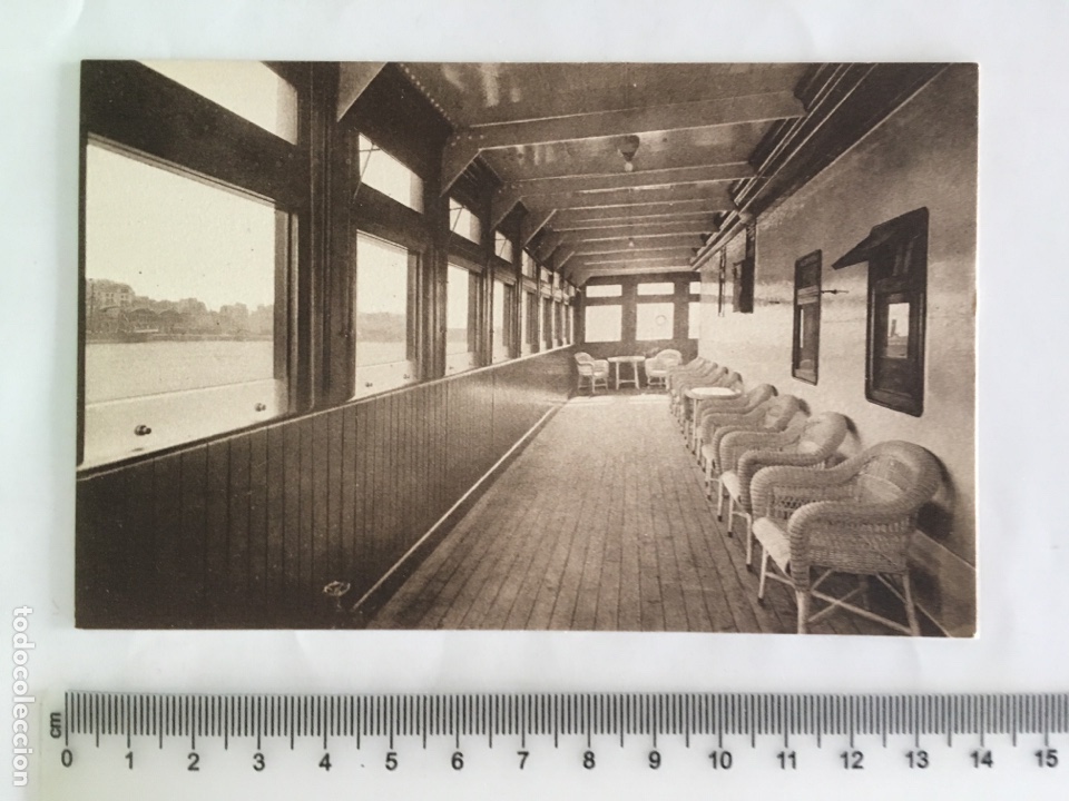 Postcards: POSTAL. C&Iacute;A. TRANSMEDITERRANEA. CIUDAD DE ALICANTE. GALER&Iacute;A PASEO DE CUBIERTA. H. 1960?