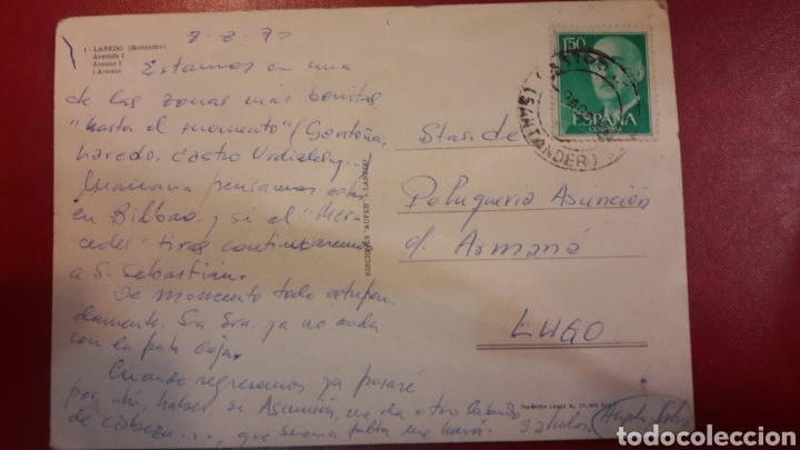 Postales: Laredo Santander 1977 ciculada - Foto 2