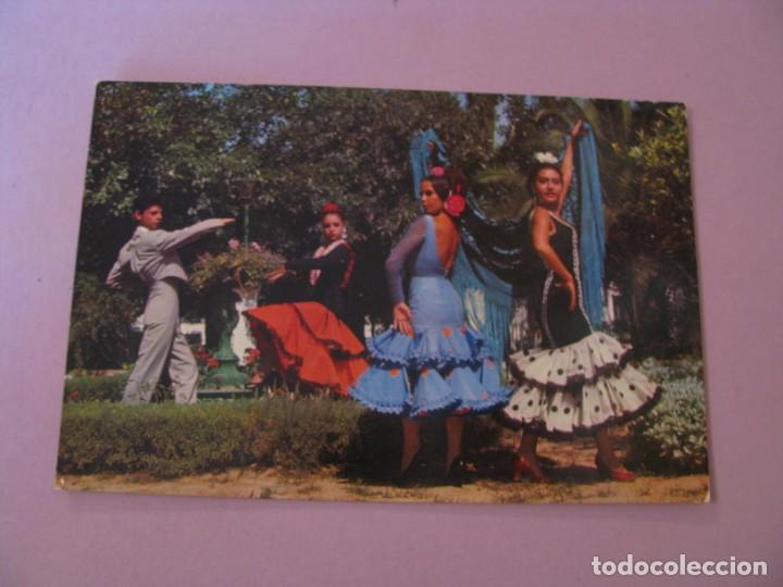 Cartes Postales: POSTAL DANZA ESPA&Ntilde;OLA. VENTA REAL DE ANTEQUERA. ED. CREACIONES. ESCRITA 1967.
