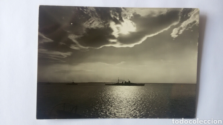 Cartes Postales: Postal fotogr&aacute;fica. Rotalfoto Milano.Vera fotograf&iacute;a. El mar con un barco