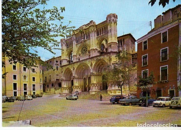 Postales: POSTAL DE CUENCA--CATEDRAL Y PLAZA MAYOR - Foto 1