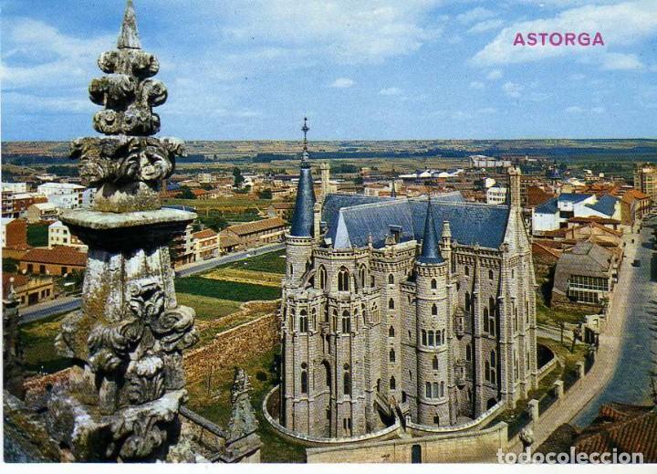 Postales: POSTAL DE ASTORGA-LEON-PALACIO EPISCOPAL - Foto 1