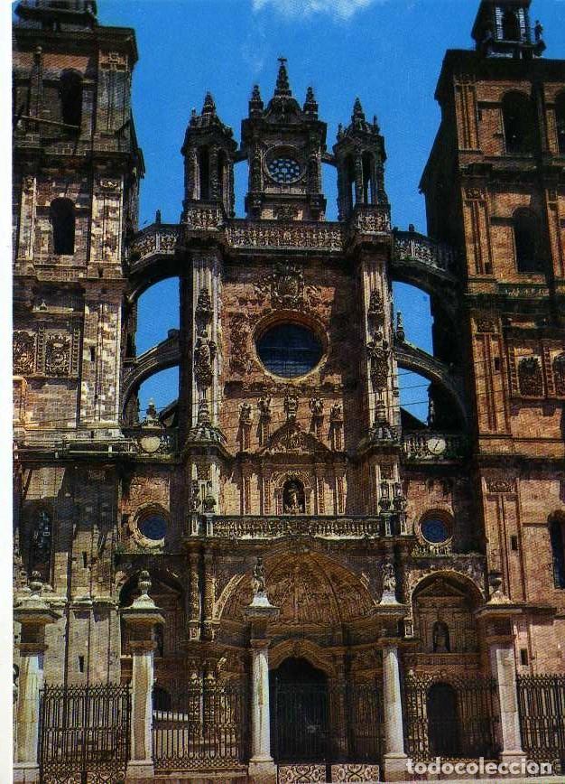 Postales: POSTAL DE ASTORGA-LEON-CATEDRAL - Foto 1