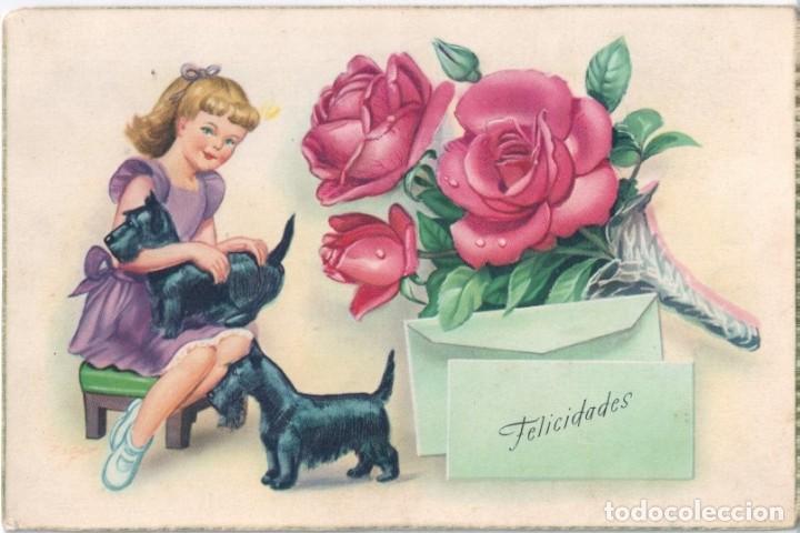 Cartoline: POSTAL A&Ntilde;OS 50, MANUSCRITA NO CIRCULADA