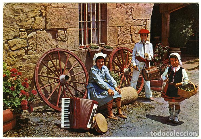 Postales: 124 - T&iacute;pico vasco. Exclusivas San Cayetano. Circulada en 1977