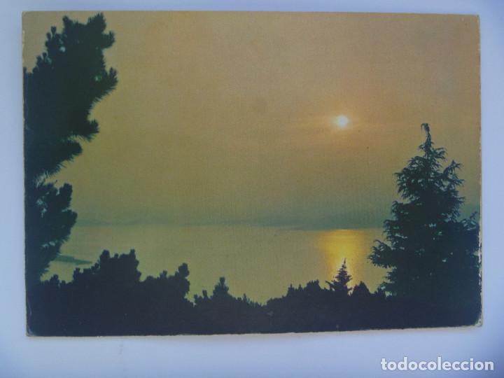 Postales: POSTAL RECUERDO DE ESPA&Ntilde;A : PUESTA DE SOL . EDICIONES ALARDE , OVIEDO
