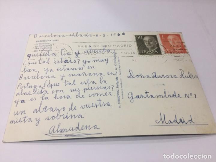 Postales: BARCELONA. LA CATEDRAL. 1963 - Foto 2