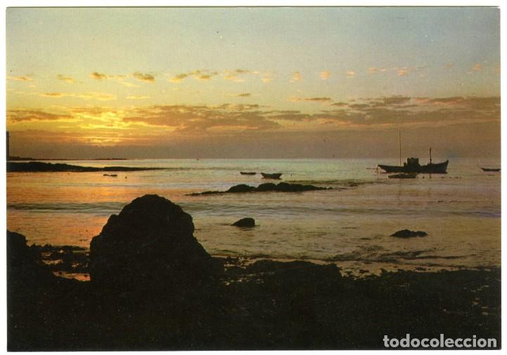 Postales: N&ordm; 10 - Recuerdo de Espa&ntilde;a. Puesta de sol. Ed. ALARDE.