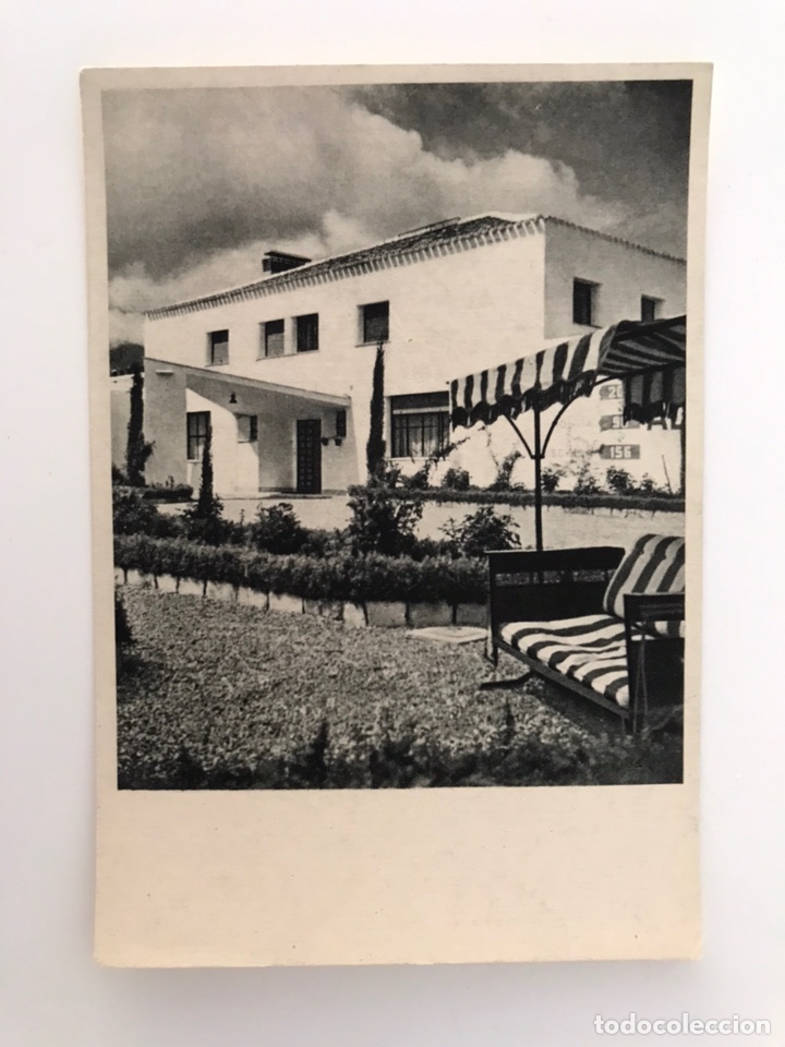 Postales: ALBERGUES DE CARRETERAS. Postal Espa&ntilde;ola. Edita: DGT (h.1950?) ESCRITA (2)