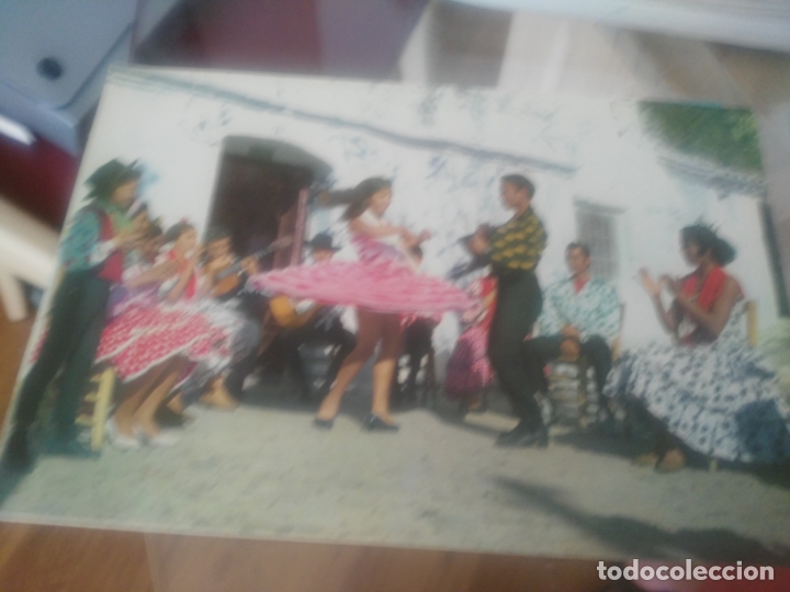 Postales: Espa&ntilde;a tipica bailes gitanos escrita