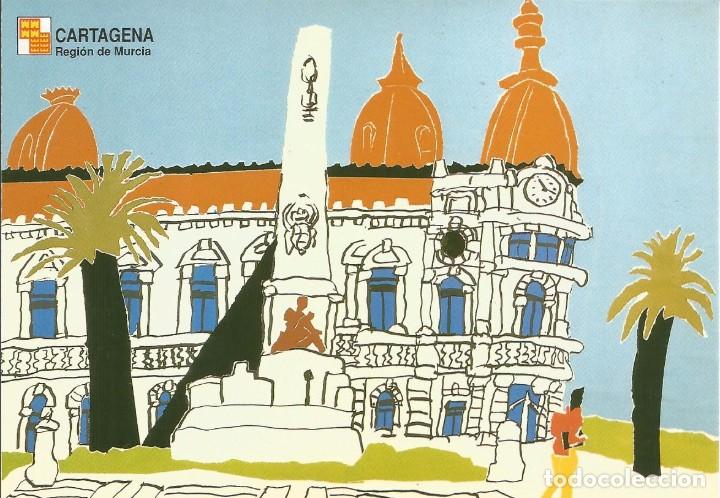 Postales: POSTAL DE CARTAGENA. AYUNTAMIENTO. - Foto 1