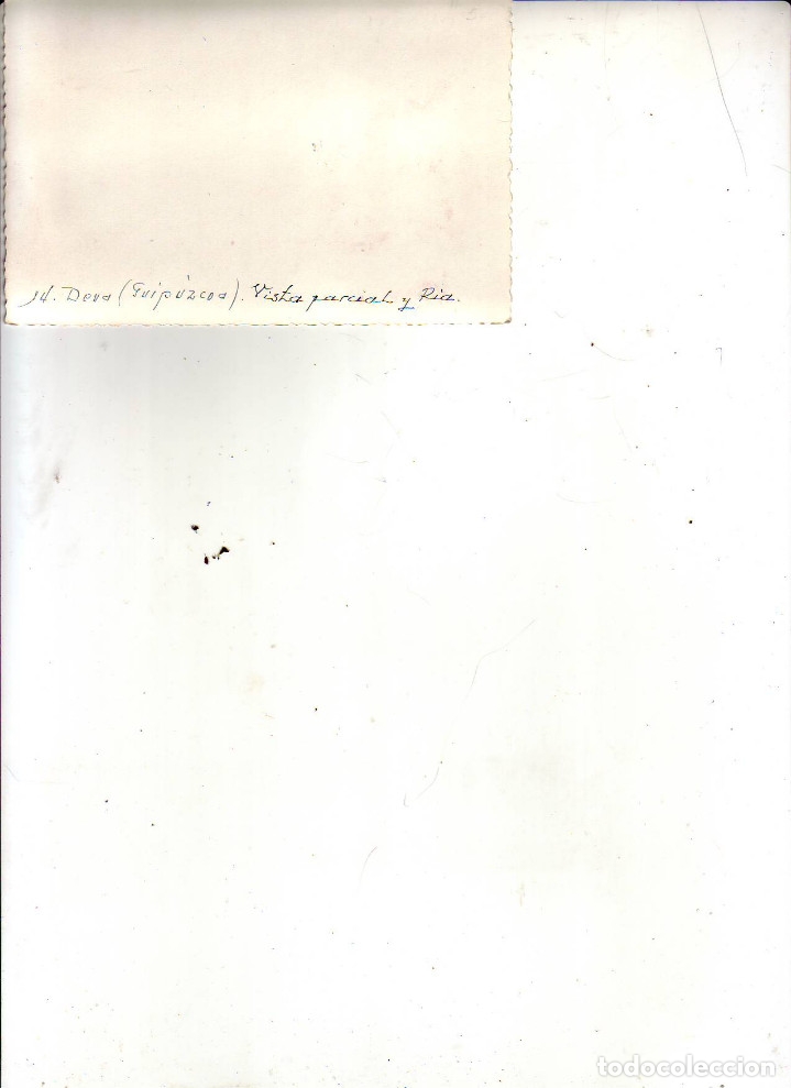 Postales: GUIPUZCOA - DEVA  VISTA PARCIAL Y RIA - Foto 2