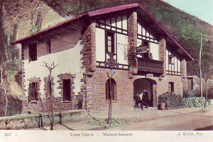 Postales: 107 CASA  VASCA - ROISIN