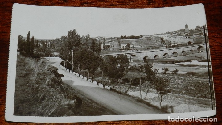 Cartoline: FOTO POSTAL DE PUEBLO NO LOCALIZADO, PUENTE ROMANO, NO CIRCULADA.