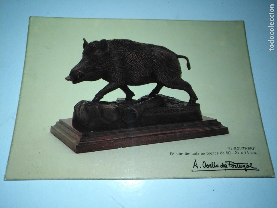 Cartoline: REF: ROSAR - HAGA SUS OFERTAS , POSTAL POSTALES SIN REVISAR - escultura bronce Coello de Portugal
