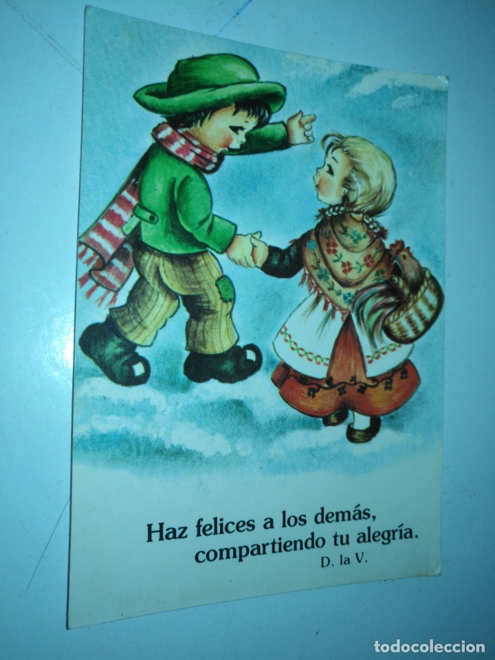 Cartoline: REF: ROSAR - HAGA SUS OFERTAS , POSTAL POSTALES SIN REVISAR - felicitaci&oacute;n navide&ntilde;a ni&ntilde;os