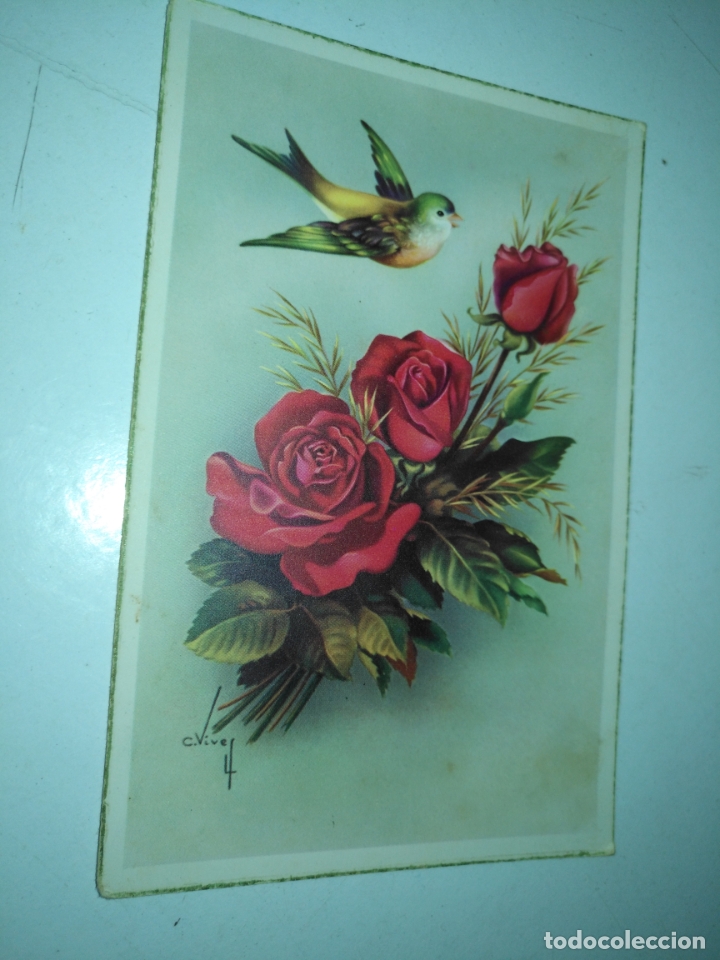 Cartoline: REF: ROSAR - HAGA SUS OFERTAS , POSTAL POSTALES SIN REVISAR -  flores C y Z 549 a