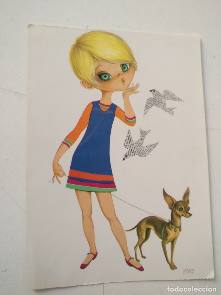 Postkarten: REF: ROSAR - HAGA SUS OFERTAS , POSTAL POSTALES SIN REVISAR - hippies tuset street cortado un filo