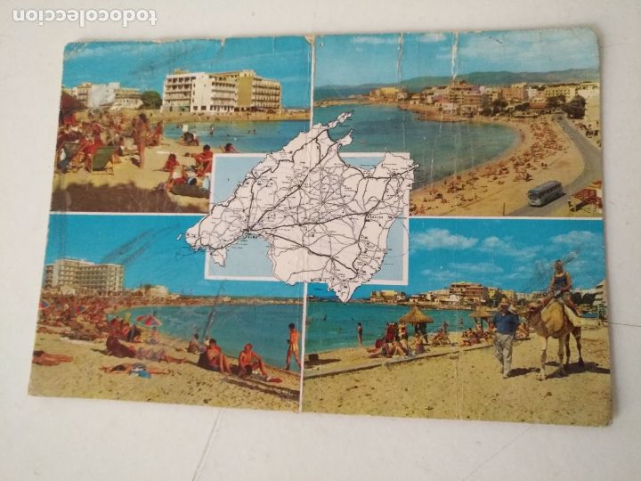 Cartoline: REF: ROSAR - HAGA SUS OFERTAS , POSTAL POSTALES SIN REVISAR - mapa mallorca