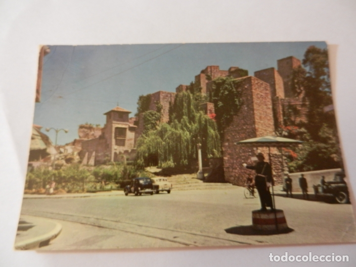 Postales: POSTAL MÁLAGA - LA ALCAZABA - AÑOS 60 - CIRCULADA. - Foto 1 - 178936796