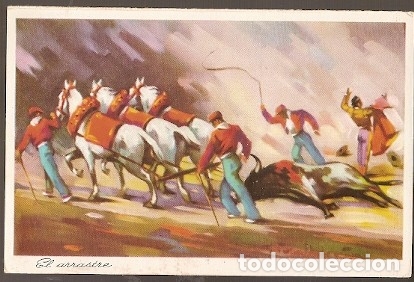 Cartoline: Espana ** & Postal, Arte, Pintura, El Arrastre (823)