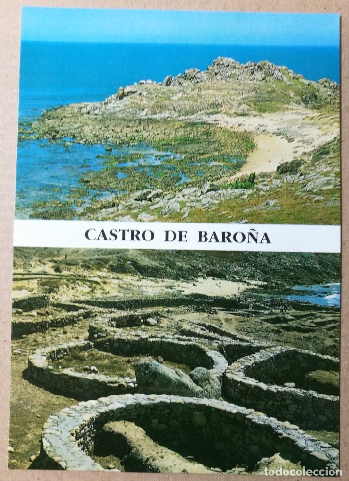 Postcards: TARJETA POSTAL POSTALES PUBLICIDAD CASTRO DE BARO&Ntilde;A PORTO DO SON LA A CORU&Ntilde;A