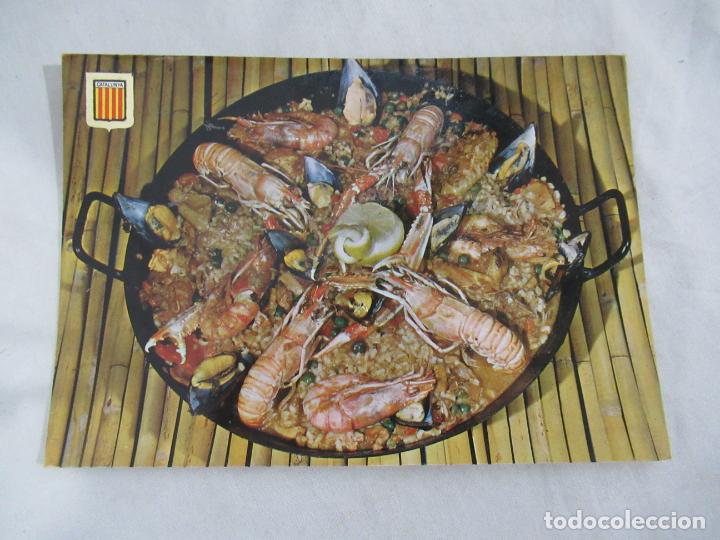 Postales: Plato T&iacute;pico - Paella a la Marinera - Escrita - Foto 1