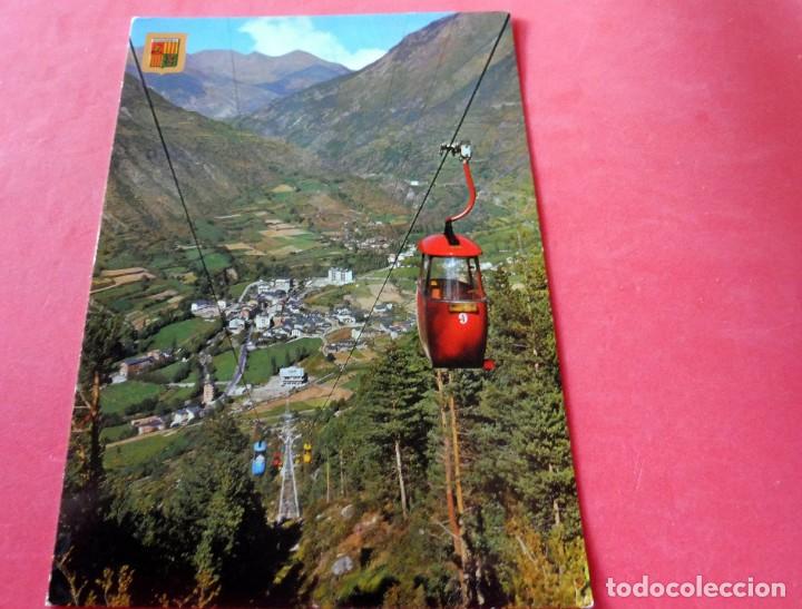 Cartoline: POSTAL - N&ordm; 995 VALLS D' ANDORRA  - ENCAMP TELECABINAS - ESCUDO DE ORO - S/C